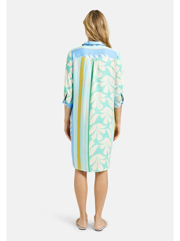 Milano Italy Sukienka w kolorze turkusowo-kremowym