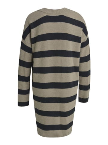 Milano Italy Longcardigan in Taupe/ Schwarz