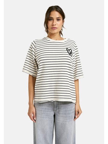 Milano Italy Shirt in Weiß/ Schwarz