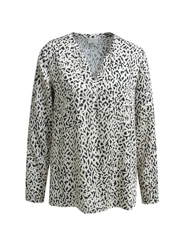 Milano Italy Bluse in Weiß/ Schwarz