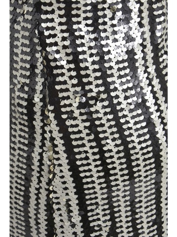 Milano Italy Spódnica w kolorze biało-czarnym z cekinami