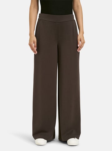 Milano Italy Spodnie w kolorze ciemnobrązowym