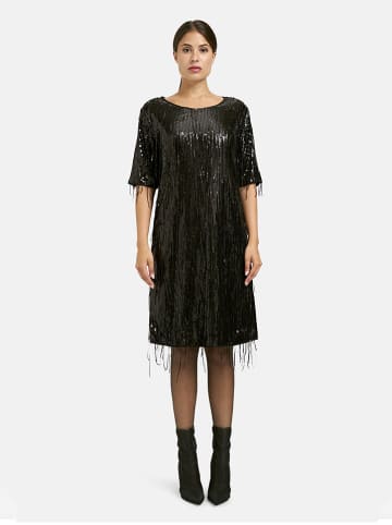 Milano Italy Sukienka cekinowa w kolorze czarnym