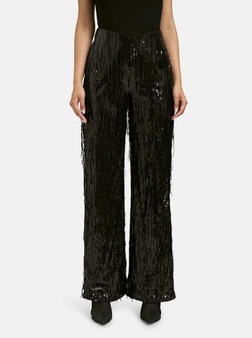 Milano Italy Spodnie w kolorze czarnym z cekinami