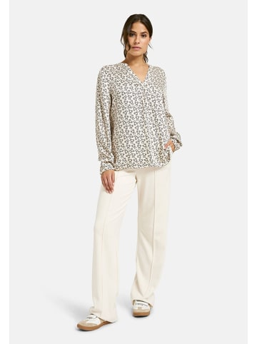 Milano Italy Bluse in Creme/ Schwarz