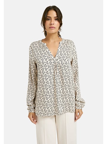 Milano Italy Bluse in Creme/ Schwarz