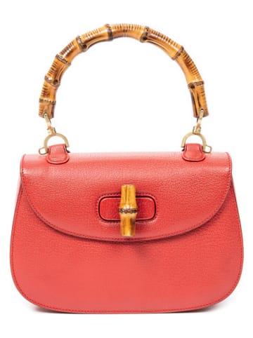Gucci Leder-Henkeltasche in Rot - (B)27 x (H)17 x (T)8 cm