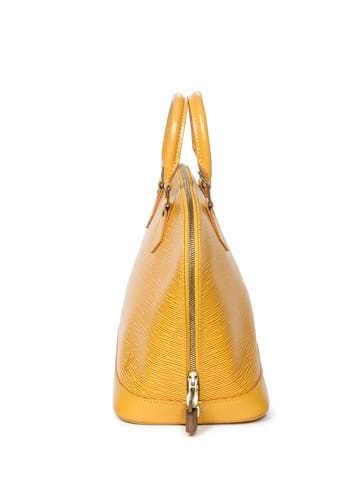 Louis Vuitton Skórzana torebka w kolorze żółtym - 30 x 23 x 15 cm