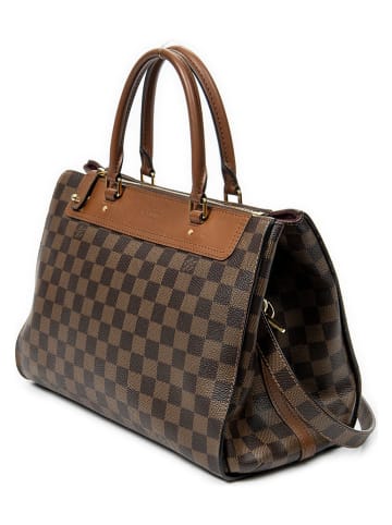 Louis Vuitton Henkeltasche in Braun/ Hellbraun - (B)31 x (H)22 x (T)17 cm