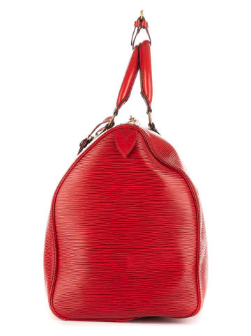 Louis Vuitton Leder-Weekender in Rot - (B)46 x (H)28 x (T)21 cm