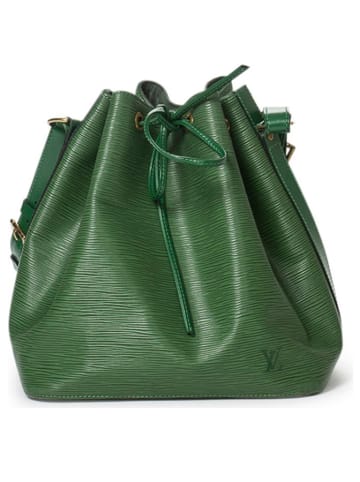 Louis Vuitton Leder-Schultertasche "Noe PM" in Grün - (B)24 x (H)25 x (T)18 cm