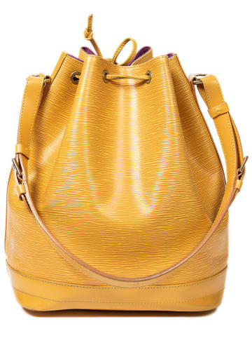 Louis Vuitton Skórzana torebka "Noe GM" w kolorze żółtym - 27 x 34 x 16 cm