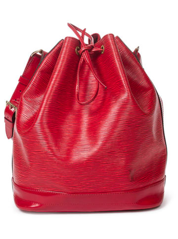 Louis Vuitton Leder-Schultertasche in Rot - (B)24 x (H)26 x (T)18 cm
