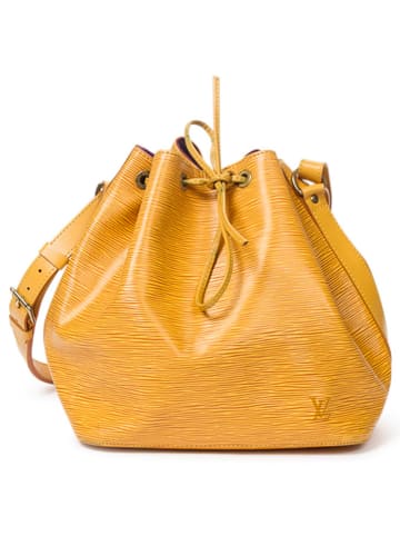 Louis Vuitton Skórzana torebka w kolorze żółtym - 24 x 26 x 18 cm