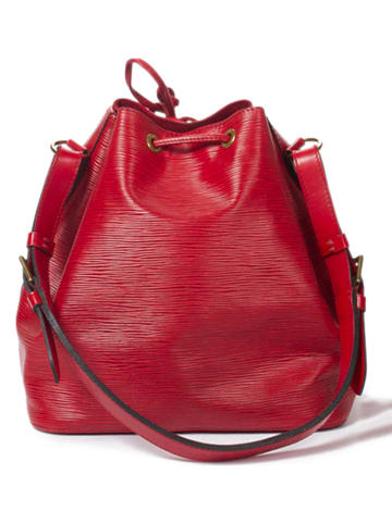 Louis Vuitton Leder-Schultertasche "Noe PM" in Rot - (B)24 x (H)26 x (T)18 cm