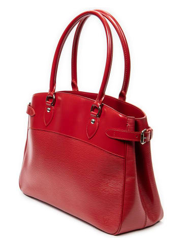 Louis Vuitton Skórzana torebka w kolorze czerwonym - 40 x 30 x 14 cm