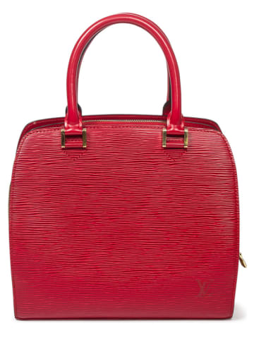 Louis Vuitton Leder-Henkeltasche "Pont-Neuf" in Rot - (B)24 x (H)22 x (T)10 cm