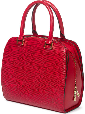 Louis Vuitton Leder-Henkeltasche "Pont-Neuf" in Rot - (B)24 x (H)22 x (T)10 cm