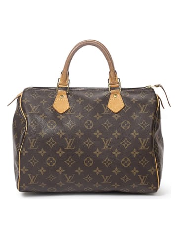 Louis Vuitton Henkeltasche "Speedy 30" in Braun - (B)30 x (H)21 x (T)17 cm