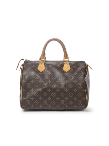 Louis Vuitton Henkeltasche "Speedy 30" in Braun - (B)30 x (H)21 x (T)17 cm