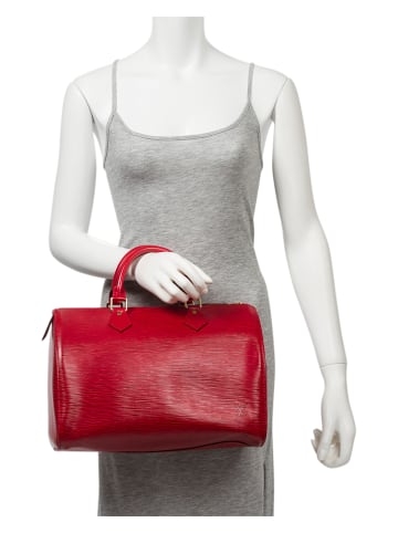 Louis Vuitton Skórzana torebka w kolorze czerwonym - 32 x 23 x 18 cm