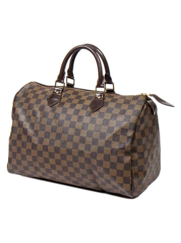 Louis Vuitton Henkeltasche in Hellbraun/ Braun - (B)35 x (H)22 x (T)18 cm