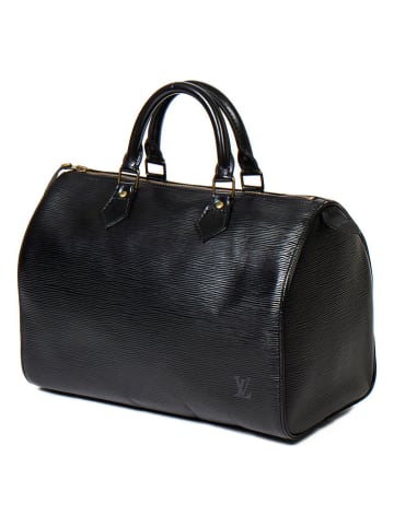 Louis Vuitton Leder-Henkeltasche "Speedy 30" in Schwarz - (B)32 x (H)22 x (T)18 cm