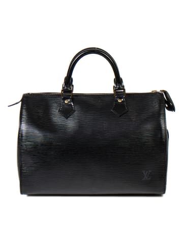 Louis Vuitton Skórzana torebka "Speedy 30" w kolorze czarnym - 32 x 22 x 18 cm