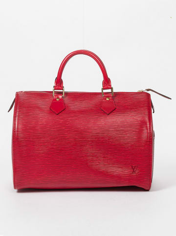 Louis Vuitton Skórzana torebka "Speedy 30" w kolorze czerwonym - 32 x 22 x 18 cm