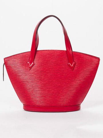 Louis Vuitton Leder-Henkeltasche "St-Jacques PM" in Rot - (B)23 x (H)24 x (T)10 cm