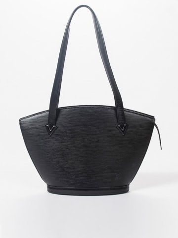 Louis Vuitton Skórzana torebka "Saint Jacques PM" w kolorze czarnym - 23 x 24 x 10 cm