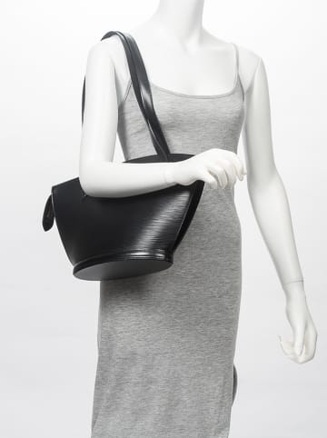 Louis Vuitton Leder-Schultertasche "Saint Jacques PM" in Schwarz - (B)23 x (H)24 x (T)10 cm