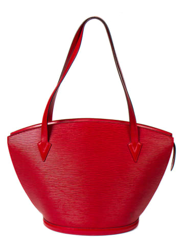Louis Vuitton Leder-Schultertasche "St-Jacques" Rot - (B)26 x (H)30 x (T)17 cm