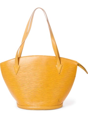 Louis Vuitton Skórzana torebka "St-Jacques GM" w kolorze żółtym - 26 x 30 x 17 cm