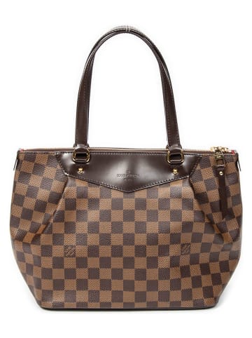 Louis Vuitton Henkeltasche in Hellbraun/ Braun - (B)25 x (H)23 x (T)14 cm