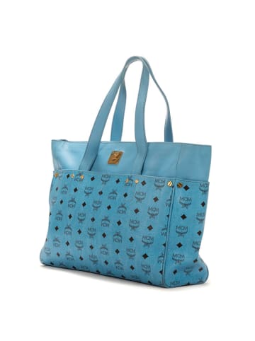 MCM Torebka w kolorze błękitnym - 38 x 29 x 13 cm