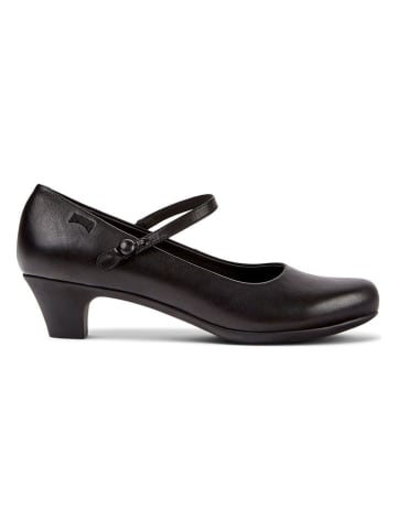 Camper Leder-Pumps in Schwarz
