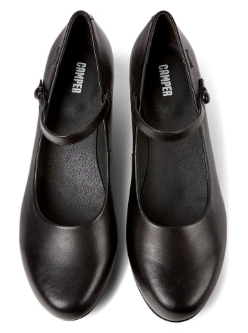Camper Leren pumps zwart
