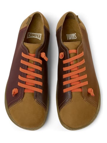 Camper Leder-Sneakers "Peu Cami" in Hellbraun