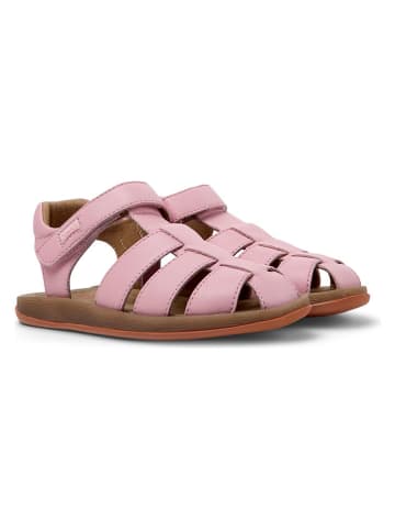 Camper Leder-Halbsandalen "Bicho" in Rosa