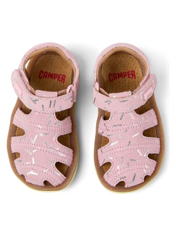Camper Leder-Halbsandalen "Bicho" in Rosa