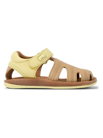 Camper Leder-Halbsandalen "Bicho" in Beige