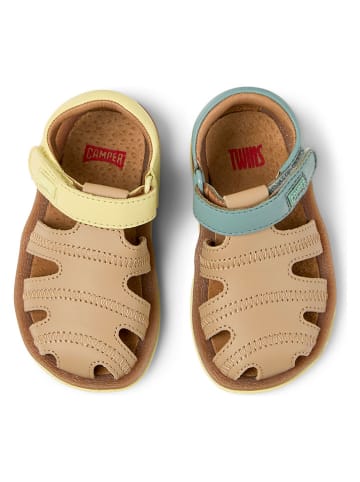 Camper Leder-Halbsandalen "Bicho" in Beige
