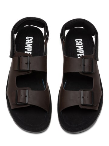 Camper Leder-Sandalen "Oruga" in Braun