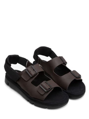 Camper Leren sandalen "Oruga" bruin