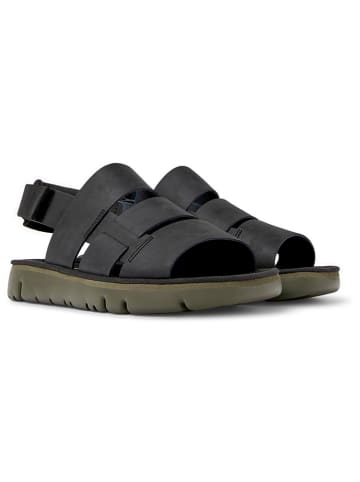 Camper Leder-Sandalen in Schwarz