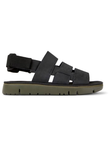 Camper Leder-Sandalen in Schwarz