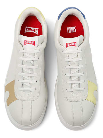 Camper Skórzane sneakersy "Runner K21" w kolorze kremowym