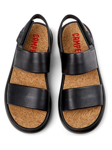 Camper Leren sandalen "Pelotas Flota" zwart
