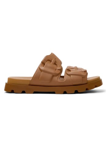 Camper Slippers "Brutus" lichtbruin